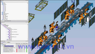 Phần mềm Mô phỏng quy trình sản xuất 3D