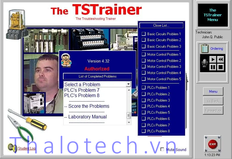 Phần mềm Mô phỏng bài giảng xử lí lỗi mạch PLC