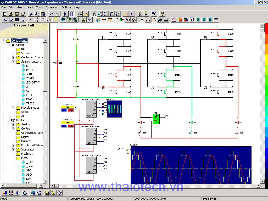 Phần mềm Mô phỏng Điện Tử Công Suất, Điều khiển Điện, Năng lượng tái tạo