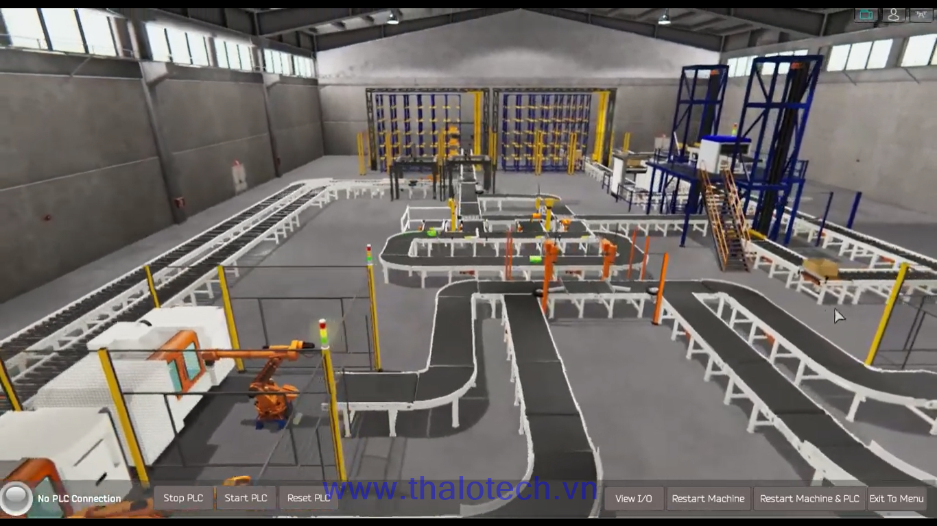 Phần mềm mô phỏng thực tế ảo PLC và hệ thống tự động hóa công nghiệp