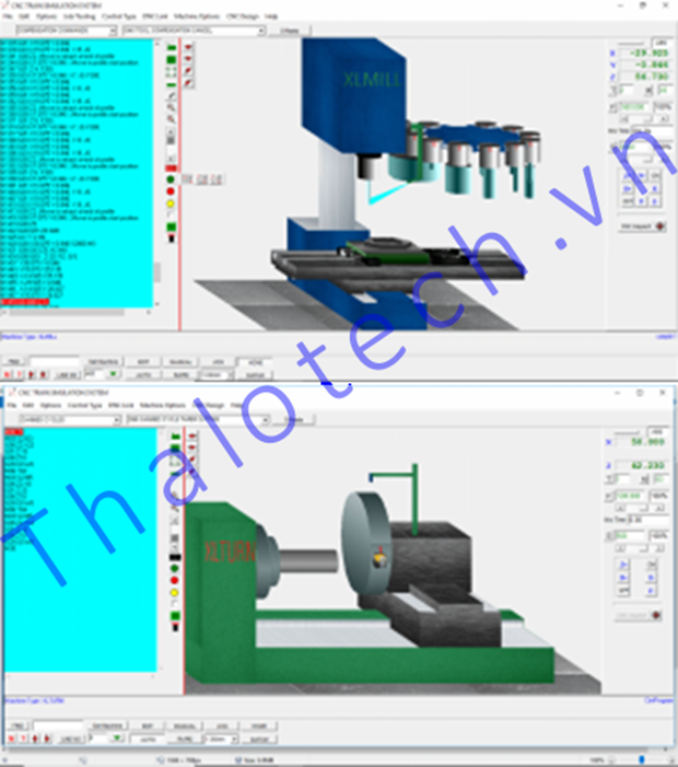 Phần mềm Mô phỏng đào tạo CAD/CAM và tiện/phay CNC